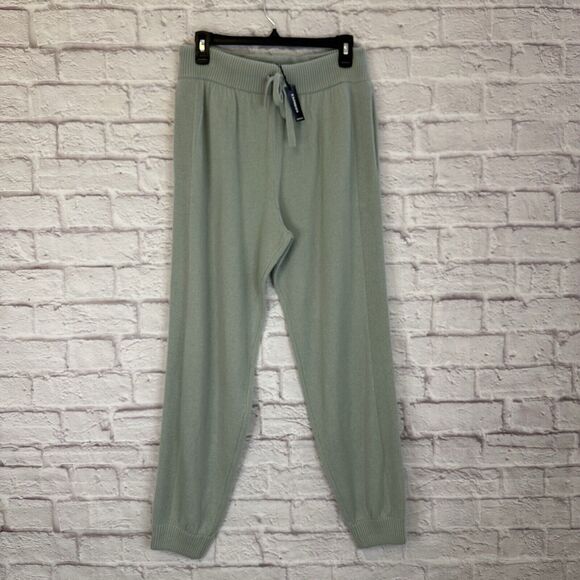 Express Cashmere Edition Women’s Large Pants Lounge Drawstring Jogger Mint Green - Picture 1 of 11